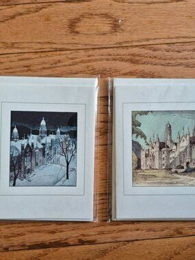 Art Cards - Trinity College in Summer/Winter Stanley F. Turner